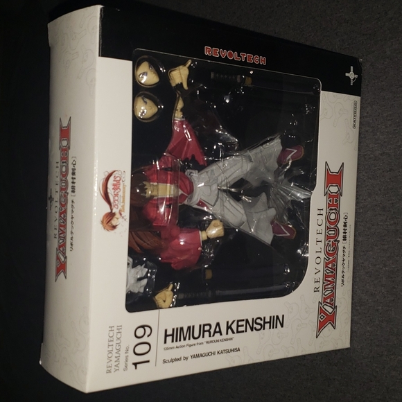 Revoltech Yamaguchi Series 109 Himura Kenshin 135mm Action Figure New In Box - Picture 2 of 11